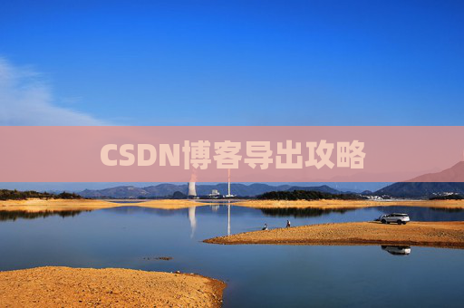 CSDN博客导出攻略